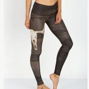 Teeki Deer Medicine Leggings Sz S #H1